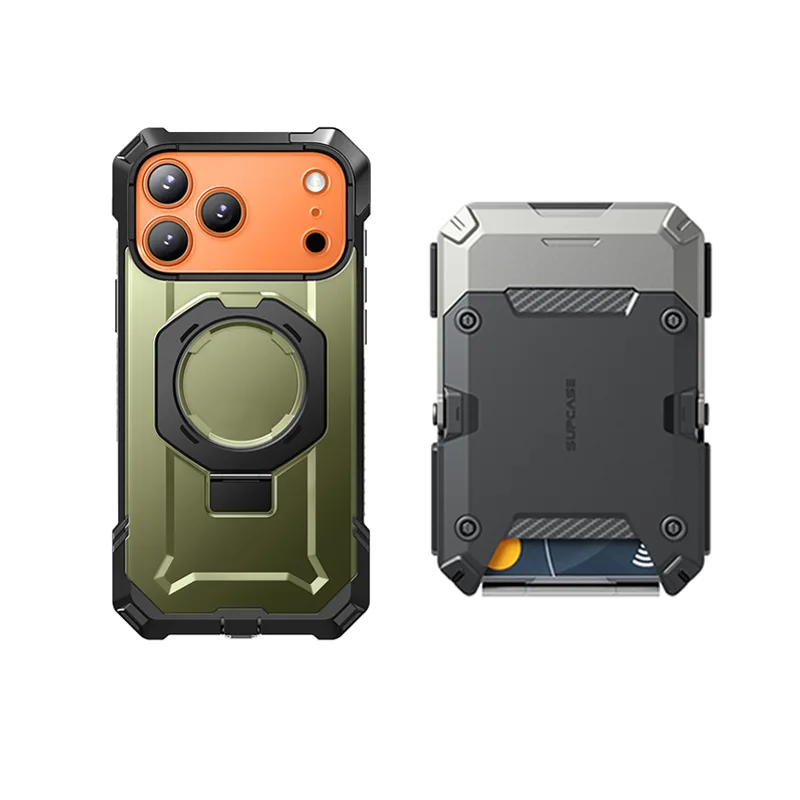 Bundle Sale - iPhone 17 Pro Max UB GRIP Series & MagFlip Wallet with Stand - Image 57