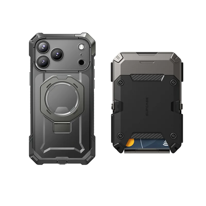 Bundle Sale - iPhone 17 Pro Max UB GRIP Series & MagFlip Wallet with Stand - Image 58