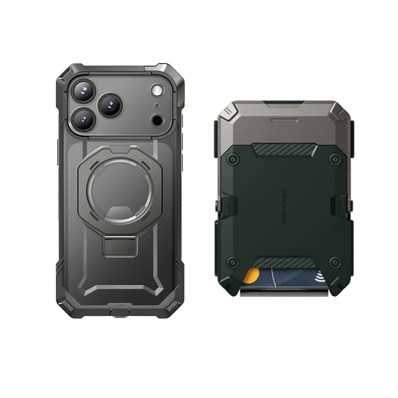 Bundle Sale - iPhone 17 Pro Max UB GRIP Series & MagFlip Wallet with Stand - Image 63