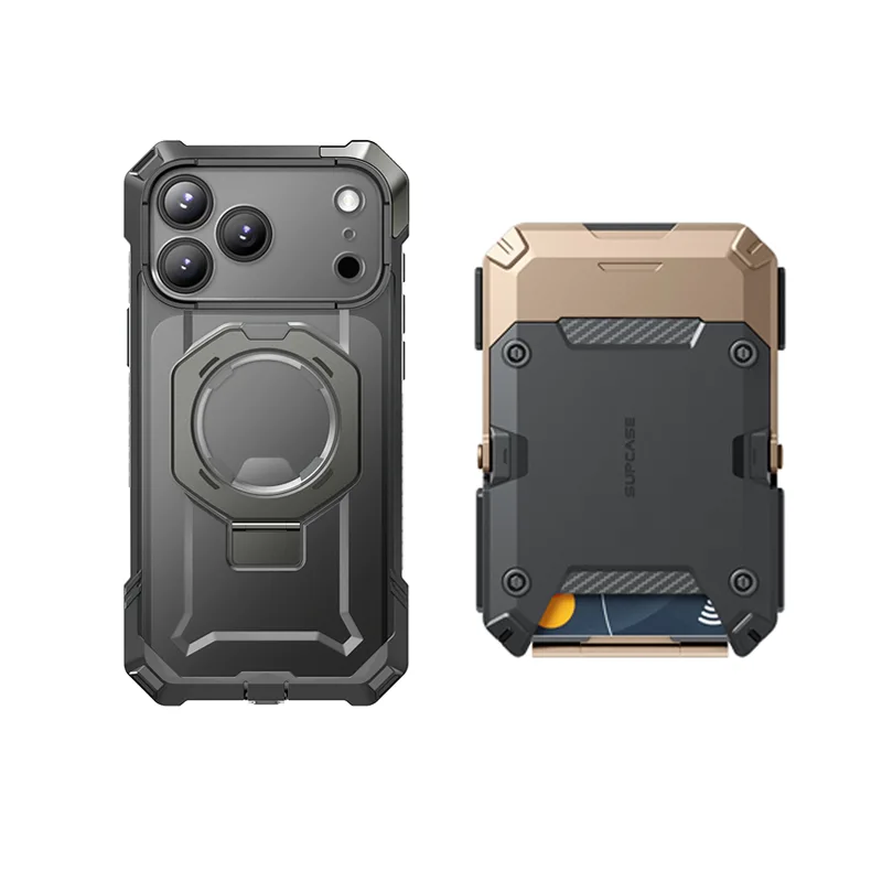 Bundle Sale - iPhone 17 Pro Max UB GRIP Series & MagFlip Wallet with Stand - Image 64