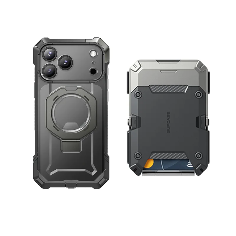 Bundle Sale - iPhone 17 Pro Max UB GRIP Series & MagFlip Wallet with Stand - Image 65
