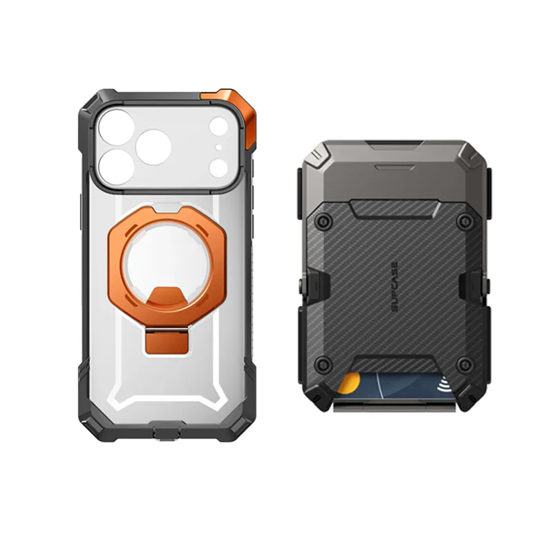 Bundle Sale - iPhone 17 Pro Max UB GRIP Series & MagFlip Wallet with Stand - Image 68
