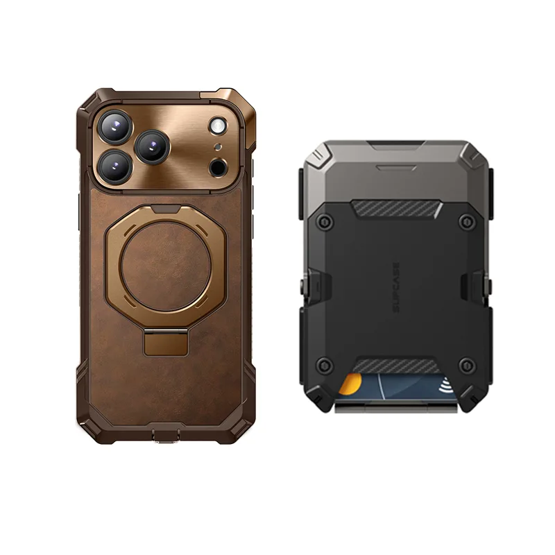 Bundle Sale - iPhone 17 Pro Max UB GRIP Series & MagFlip Wallet with Stand - Image 73