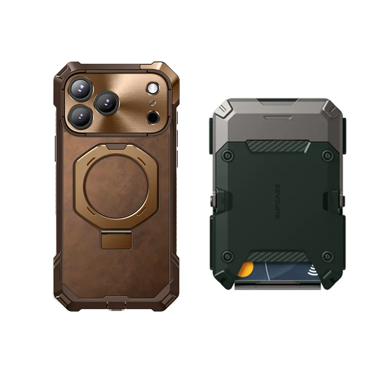 Bundle Sale - iPhone 17 Pro Max UB GRIP Series & MagFlip Wallet with Stand - Image 77