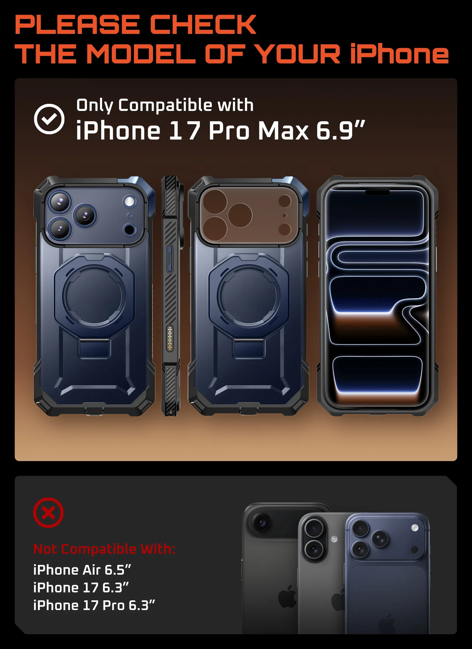 Bundle Sale - iPhone 17 Pro Max UB GRIP & MagSafe Wallet with Airtag Holder - Image 22