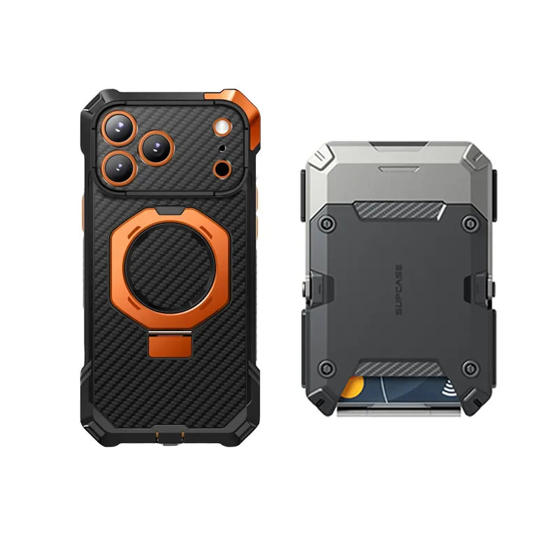 Bundle Sale - iPhone 17 Pro Max UB GRIP Series & MagFlip Wallet with Stand - Image 86