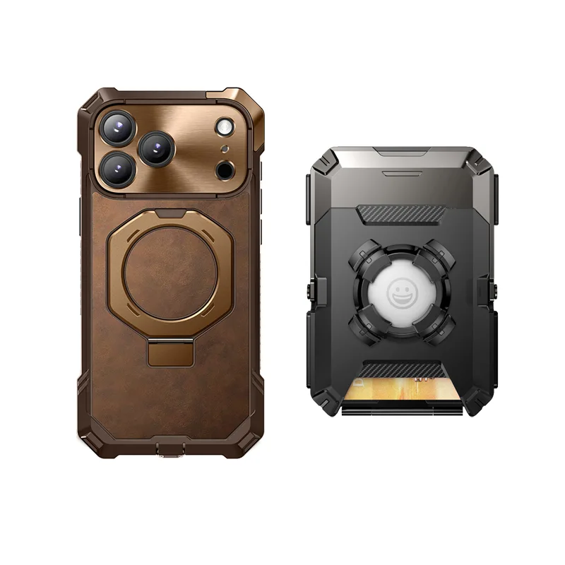 Bundle Sale - iPhone 17 Pro Max UB GRIP & MagSafe Wallet with Airtag Holder - Image 3