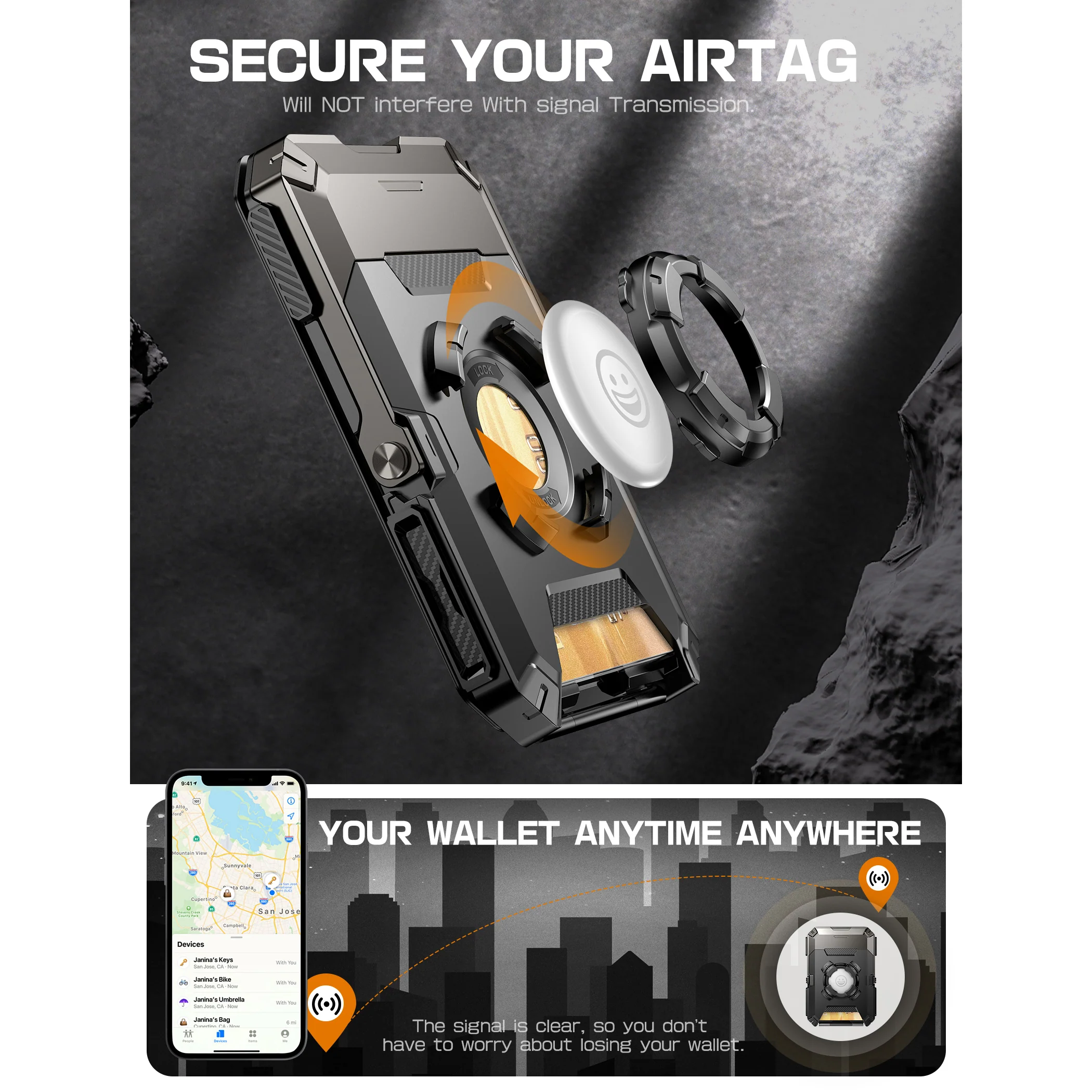 Bundle Sale - iPhone 17 Pro Max UB GRIP PRO & MagSafe Wallet with Airtag Holder - Image 20