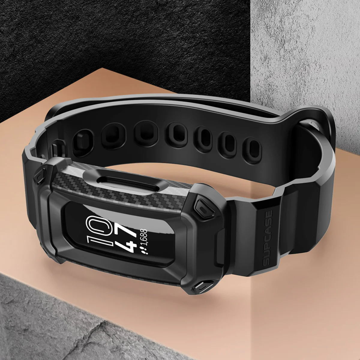 Fitbit Inspire 2 Unicorn Beetle Pro Wristband Case-Black - Image 4