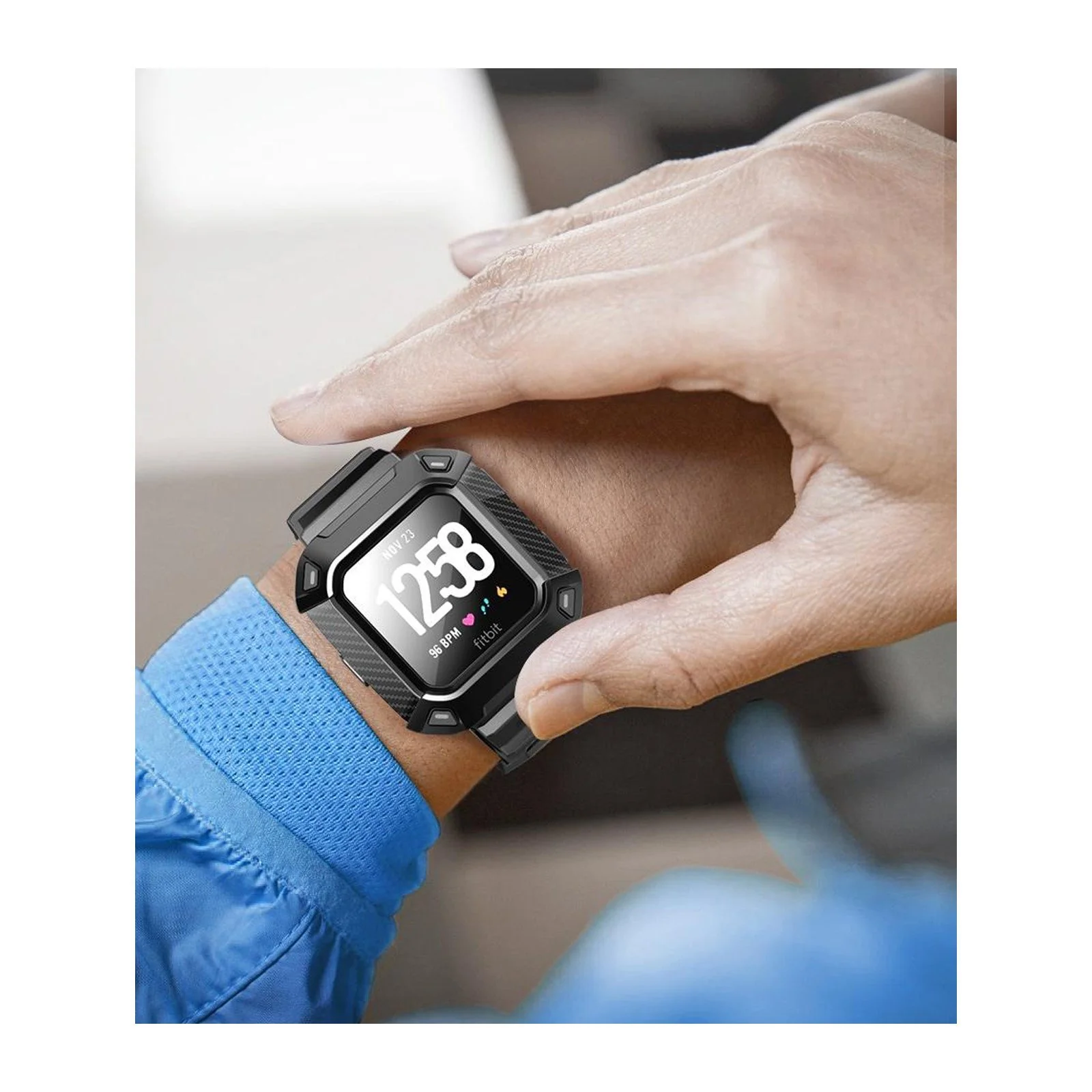 Fitbit Versa Unicorn Beetle Pro Wristband Case-Black - Image 6