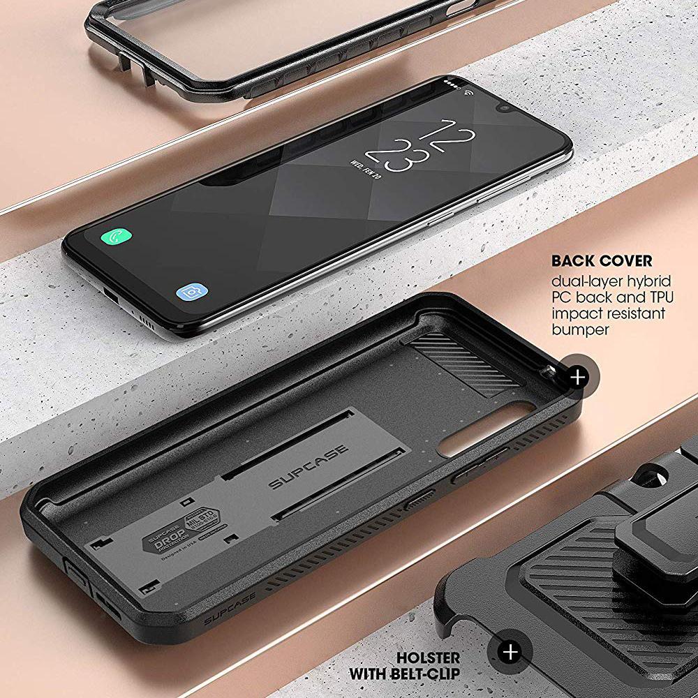 Galaxy A90 / A90 5G Unicorn Beetle Pro Rugged Holster Case-Black - Image 4
