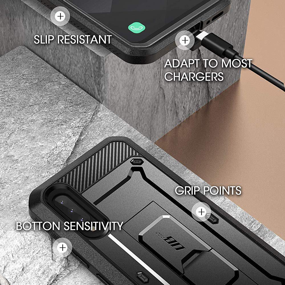 Galaxy A90 / A90 5G Unicorn Beetle Pro Rugged Holster Case-Black - Image 6
