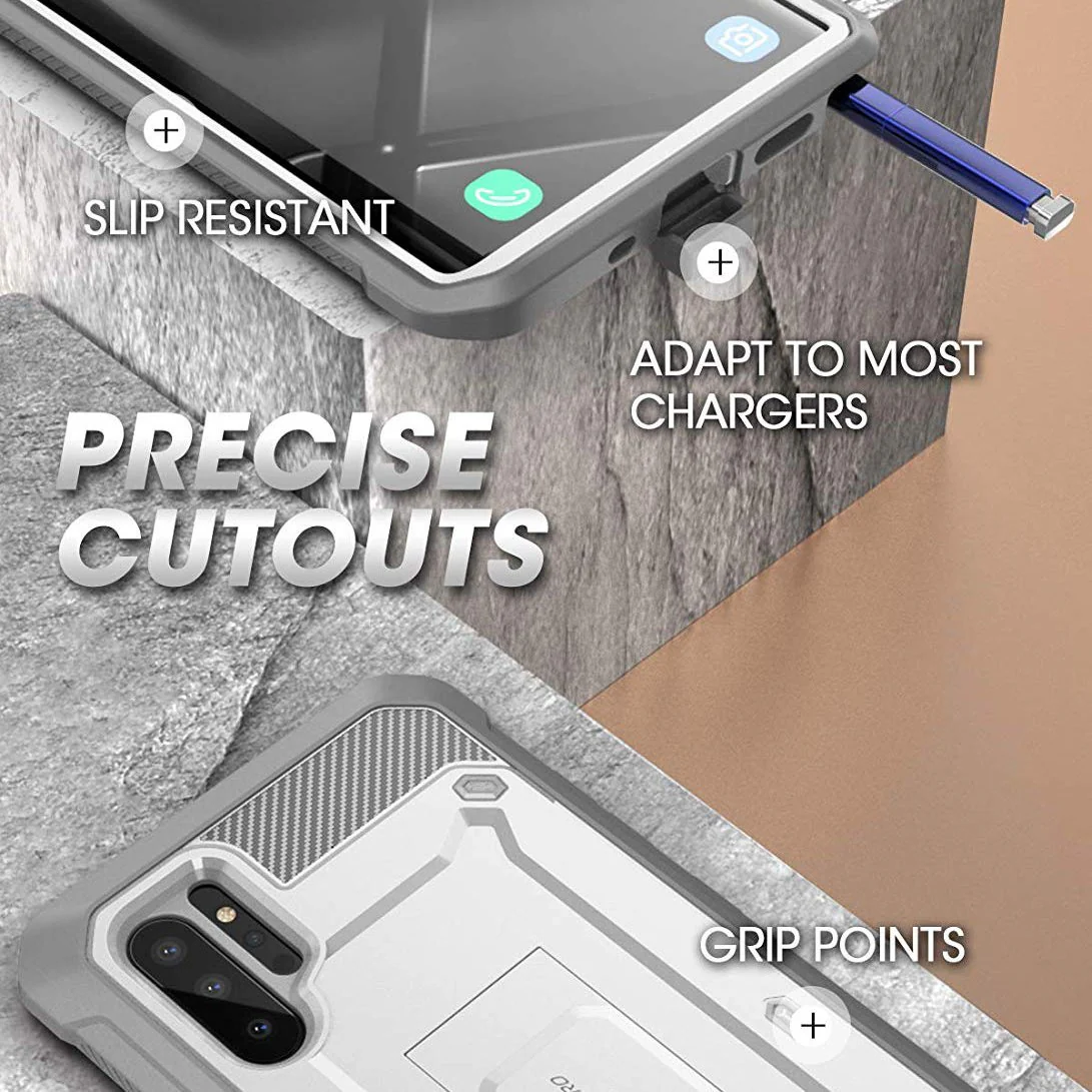 Galaxy Note10 Plus / Note10 Plus 5G Unicorn Beetle Pro Full-Body Rugged Case-White - Image 5
