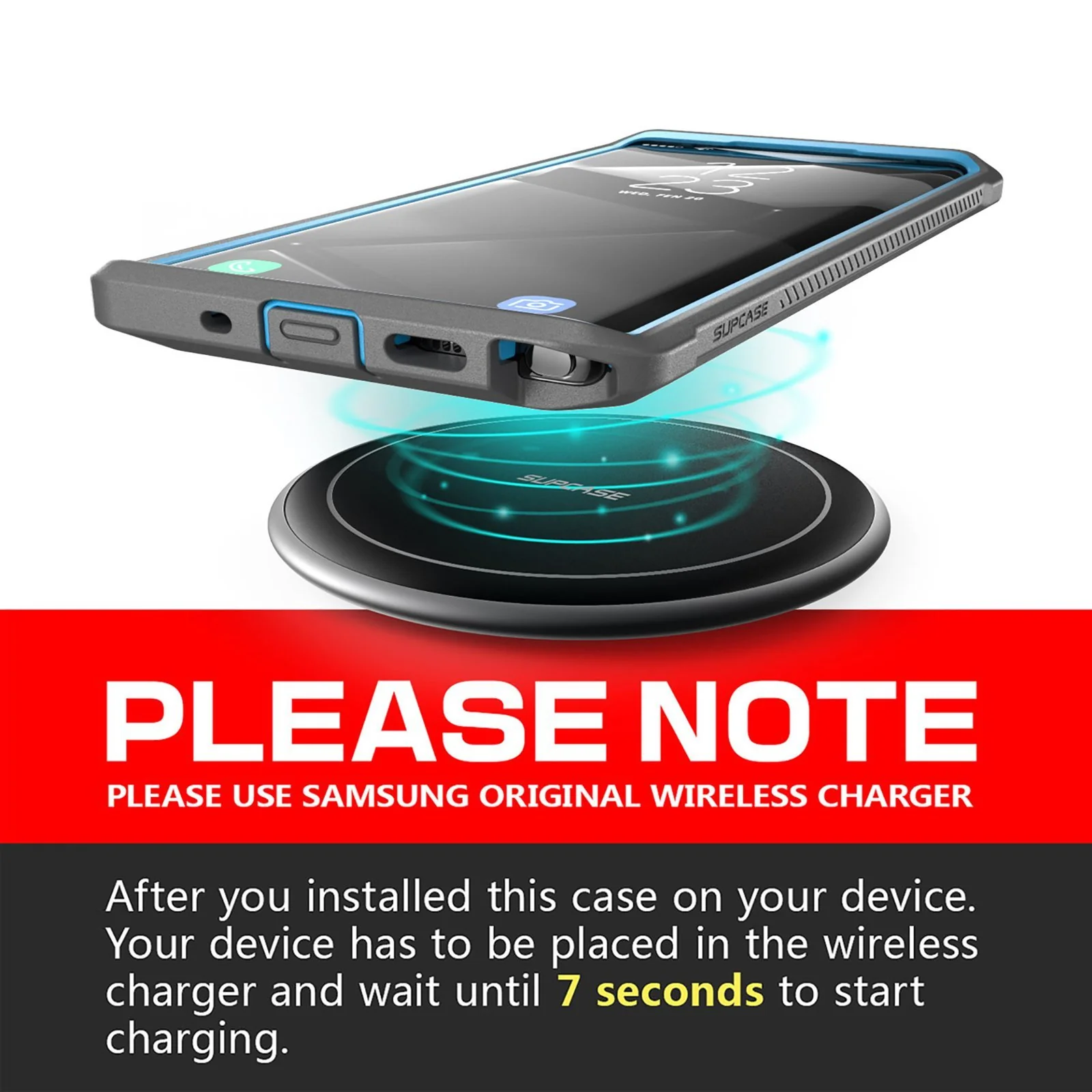 Galaxy Note10 Plus / Note10 Plus 5G Unicorn Beetle Pro Full-Body Rugged Case-Blue - Image 5