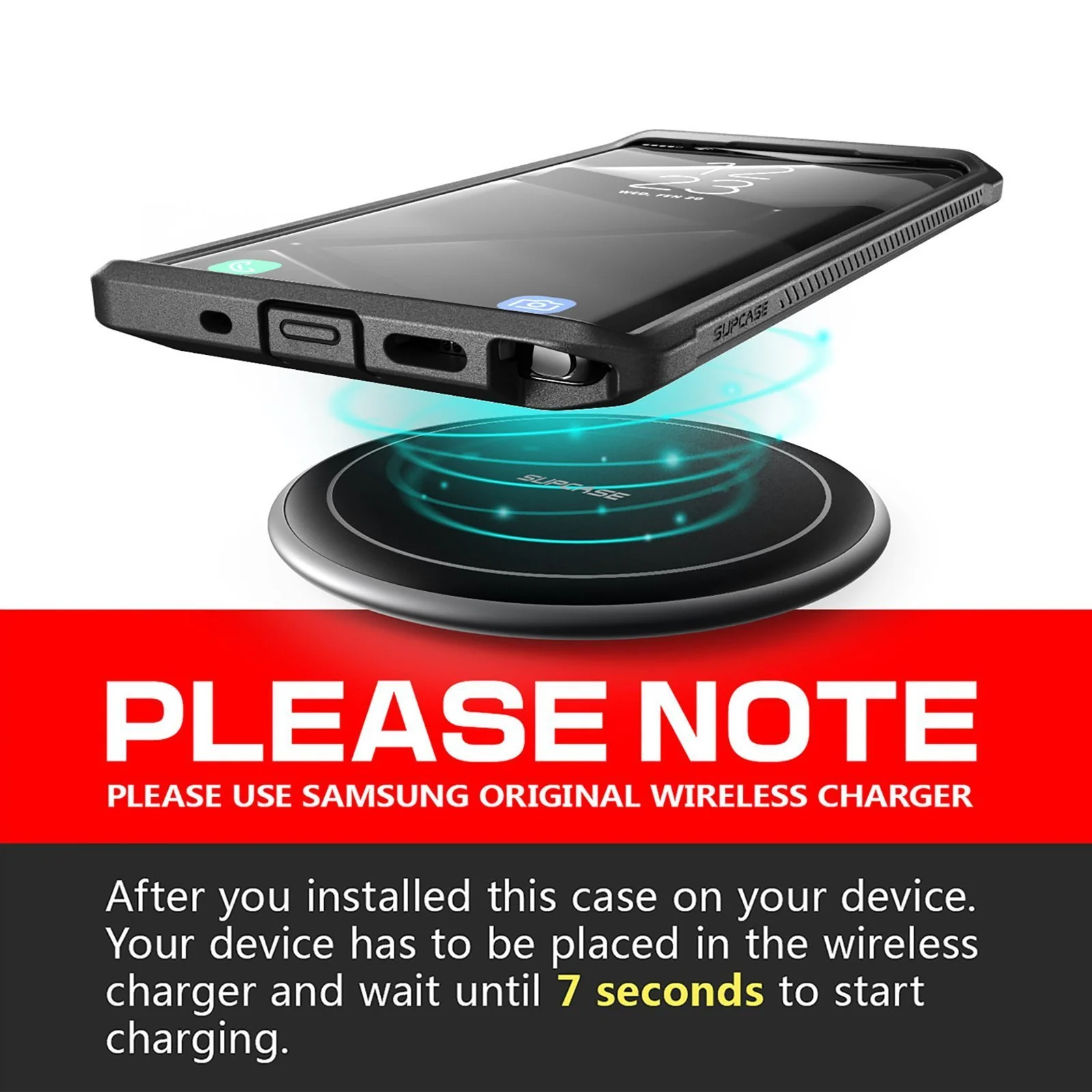 Galaxy Note10 Plus / Note10 Plus 5G Unicorn Beetle Pro Full-Body Rugged Case-Black - Image 5