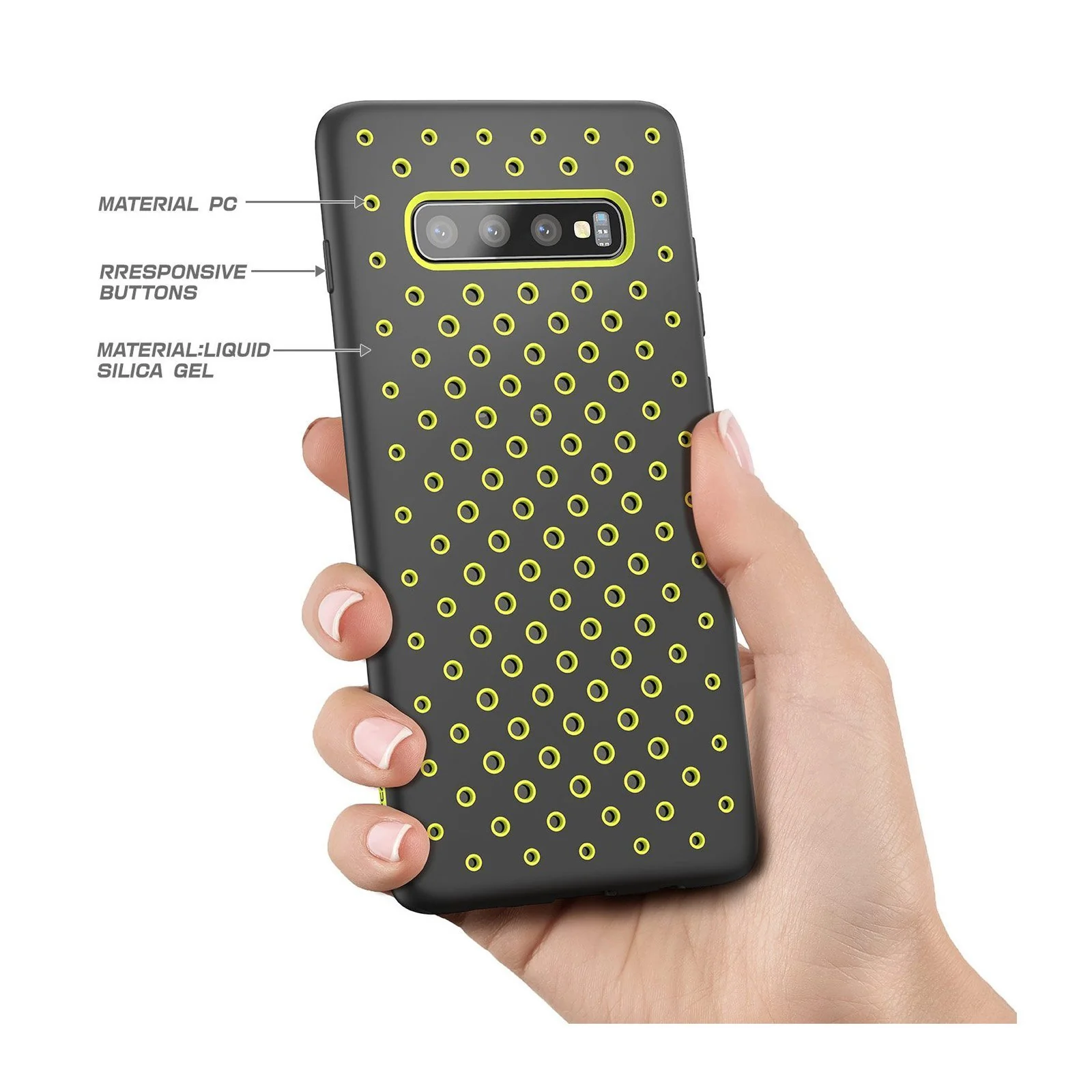 Galaxy S10 Plus Unicorn Beetle Sport Athletic Case-Green - Image 4