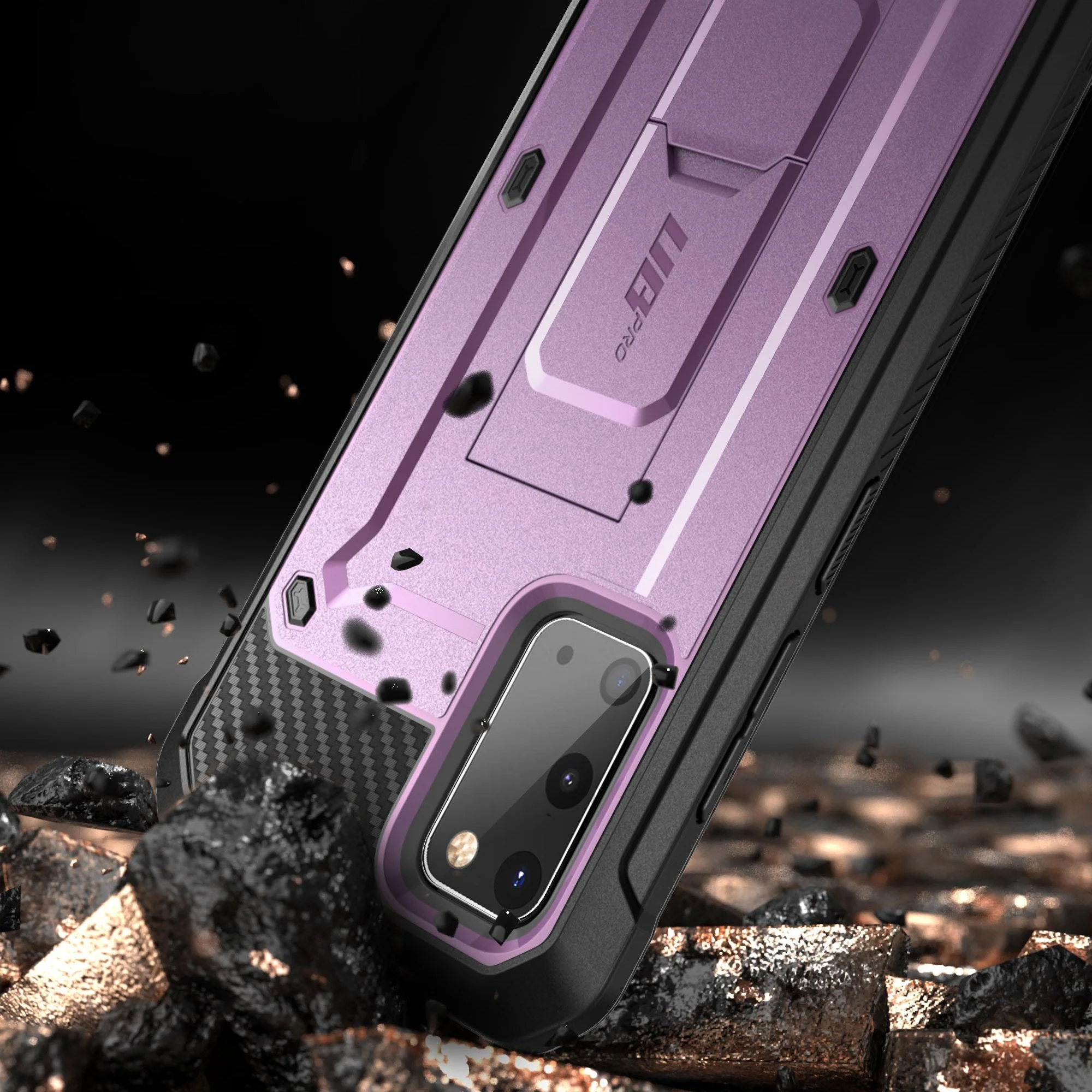 Galaxy S20 Unicorn Beetle Pro Rugged Case(open box)- Metallic Purple - Image 3