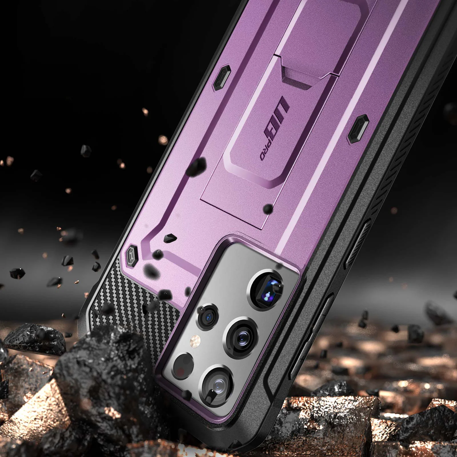 Galaxy S21 Ultra Unicorn Beetle Pro Rugged Case-Metallic Purple - Image 3