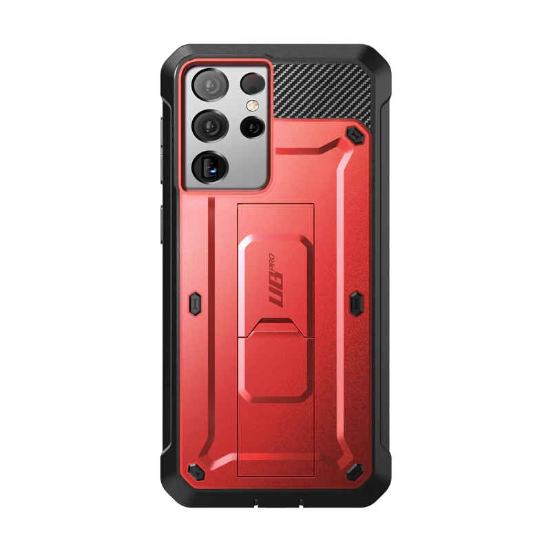 Galaxy S21 Ultra Unicorn Beetle Pro Rugged Case-Metallic Red - Image 10