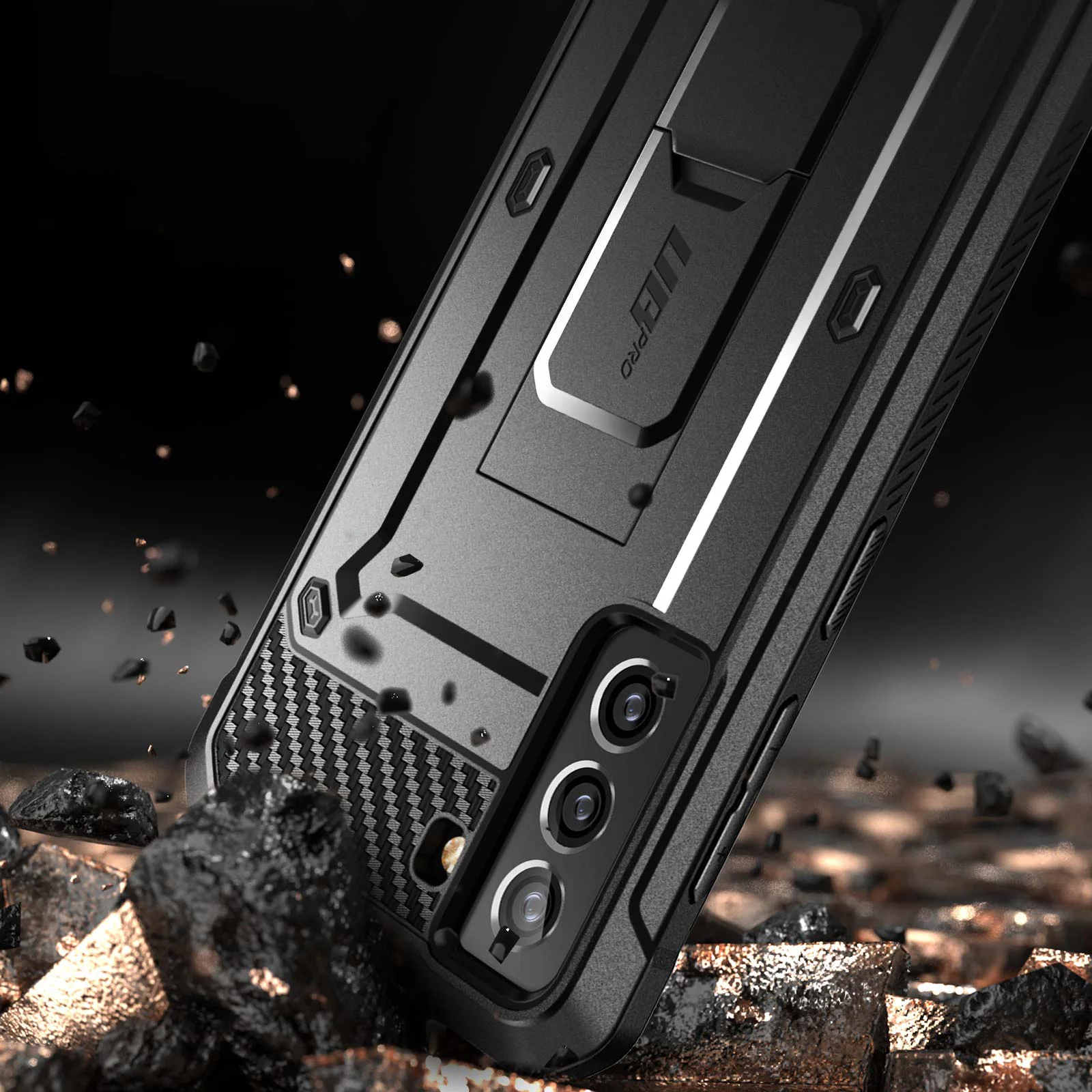 Galaxy S21 Unicorn Beetle Pro Rugged Case-Black - Image 3
