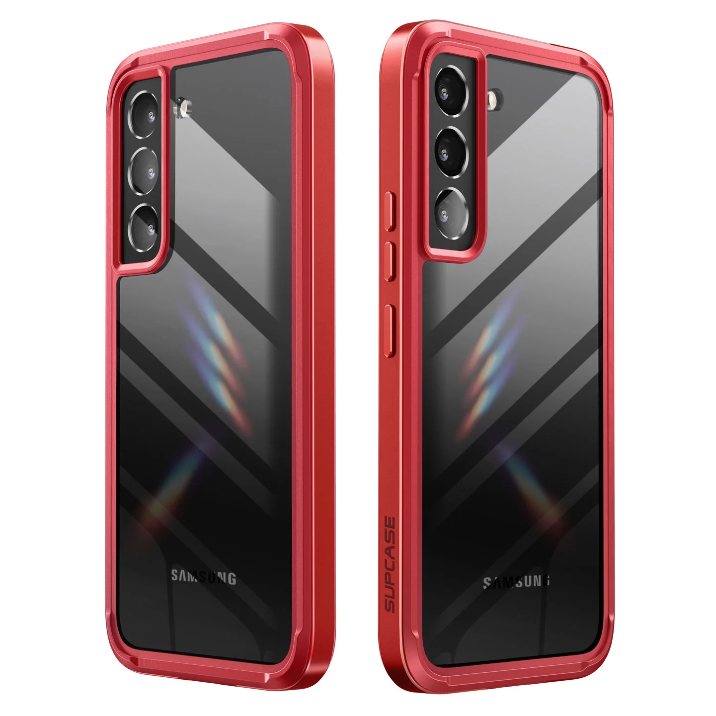 Galaxy S22 Plus Unicorn Beetle EDGE XT Bumper Case-Metallic Red - Image 10
