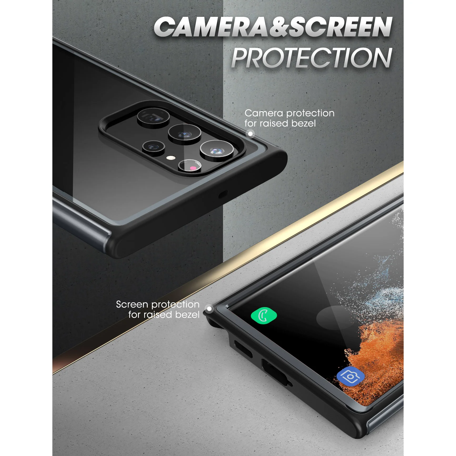 Galaxy S22 Ultra Unicorn Beetle EDGE XT Bumper Case-Black - Image 8