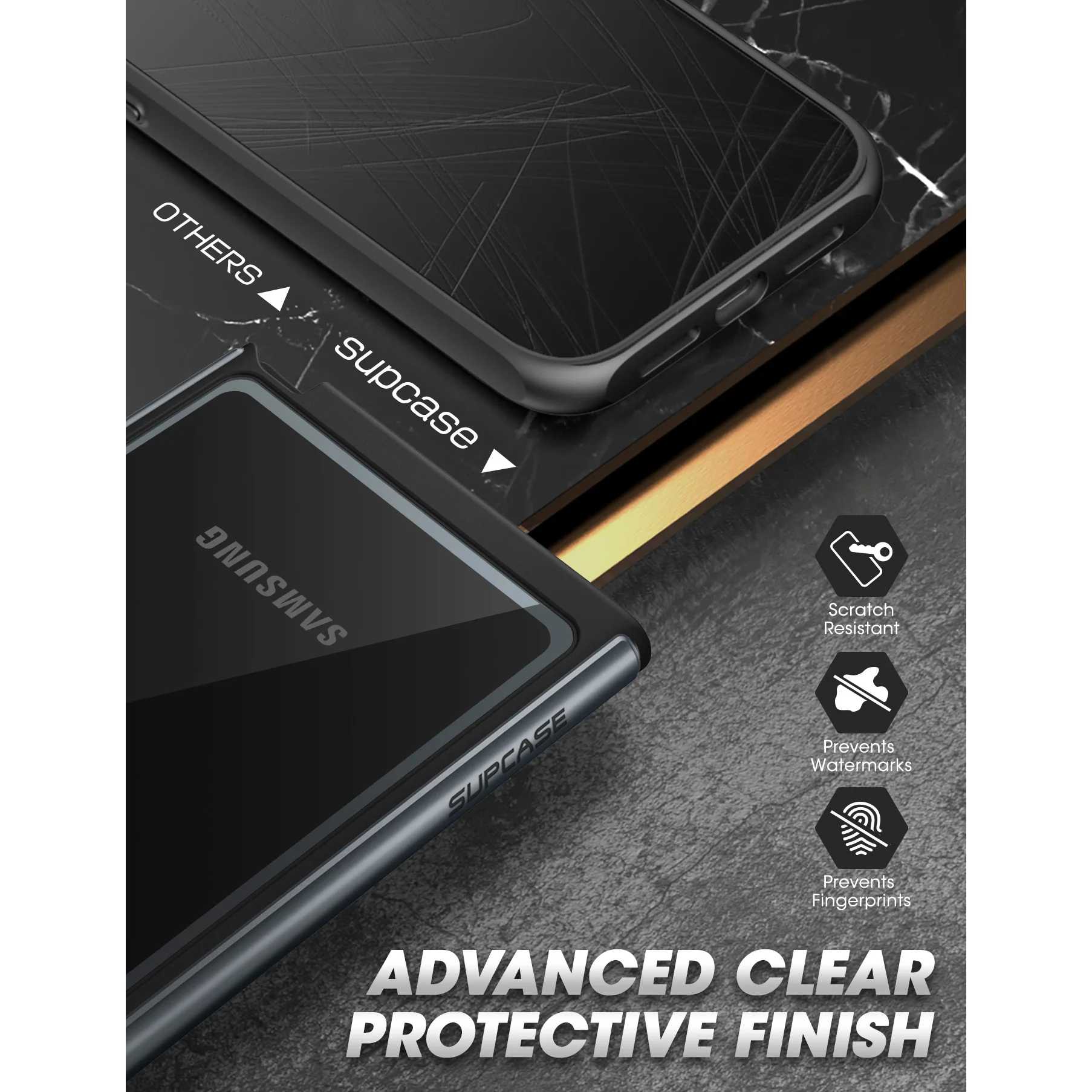 Galaxy S22 Ultra Unicorn Beetle EDGE XT Bumper Case-Black - Image 9