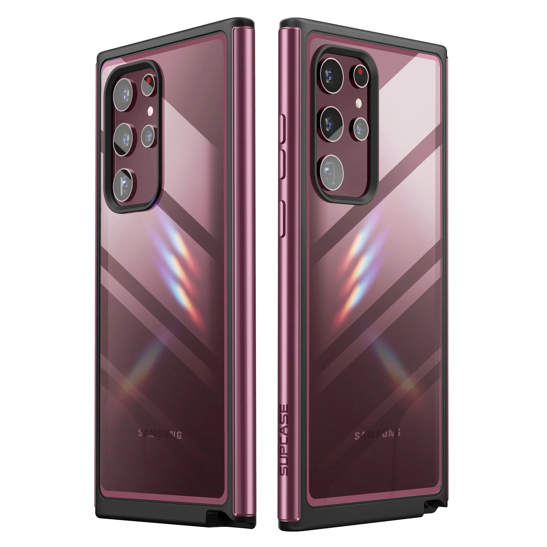 Galaxy S22 Ultra Unicorn Beetle EDGE XT Bumper Case-Burgundy - Image 10
