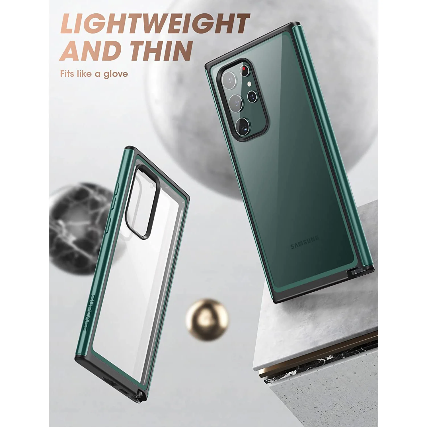 Galaxy S22 Ultra Unicorn Beetle EDGE XT Bumper Case-Seafoam - Image 5
