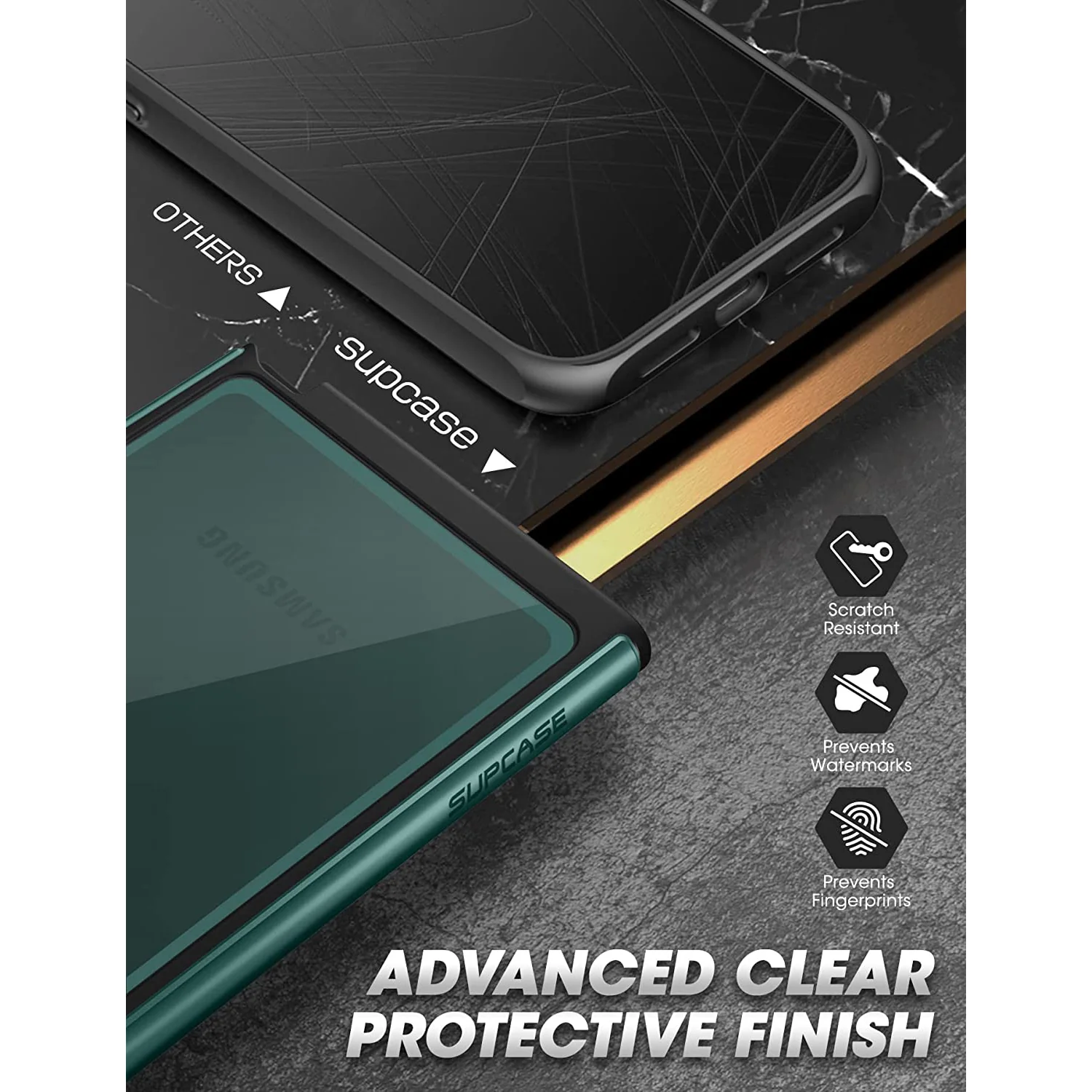Galaxy S22 Ultra Unicorn Beetle EDGE XT Bumper Case-Seafoam - Image 9