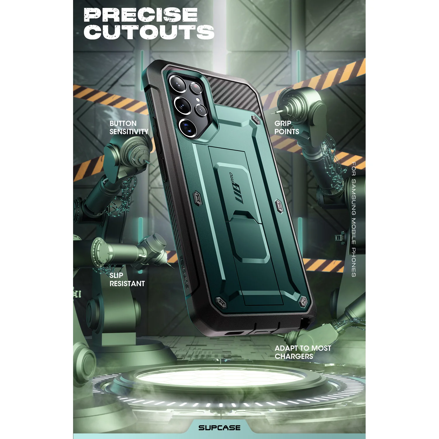 Galaxy S22 Ultra Unicorn Beetle PRO Rugged Case-Seafoam - Image 8