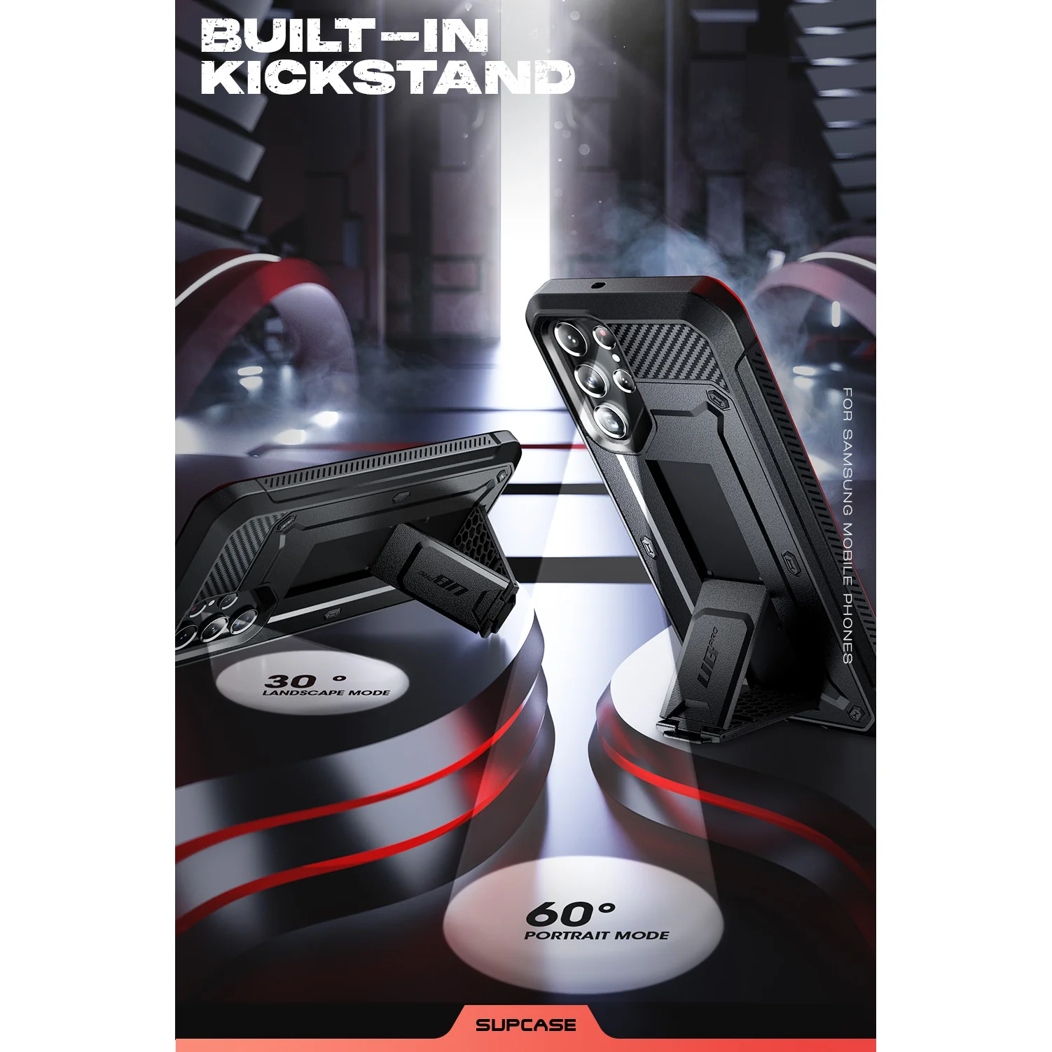 Galaxy S22 Ultra Unicorn Beetle PRO Screen Protector Case-Black - Image 6