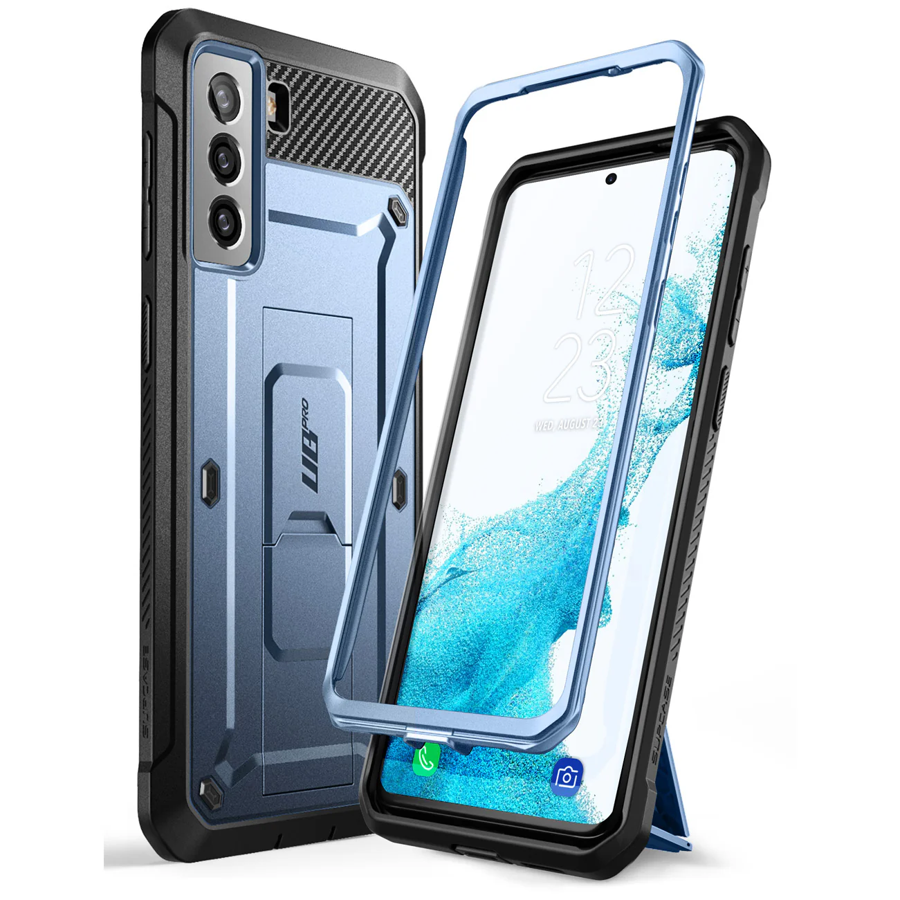 Galaxy S22 Unicorn Beetle PRO Rugged Case-Metallic Blue - Image 3