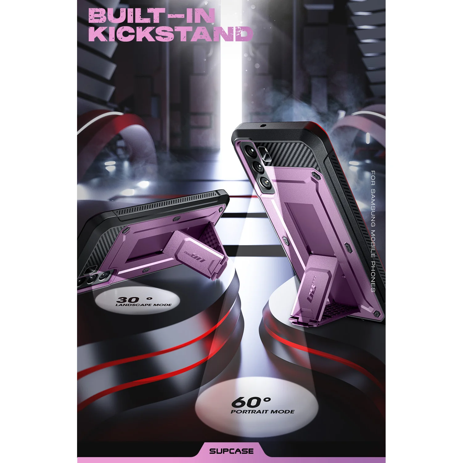 Galaxy S22 Unicorn Beetle PRO Rugged Case-Metallic Purple - Image 5