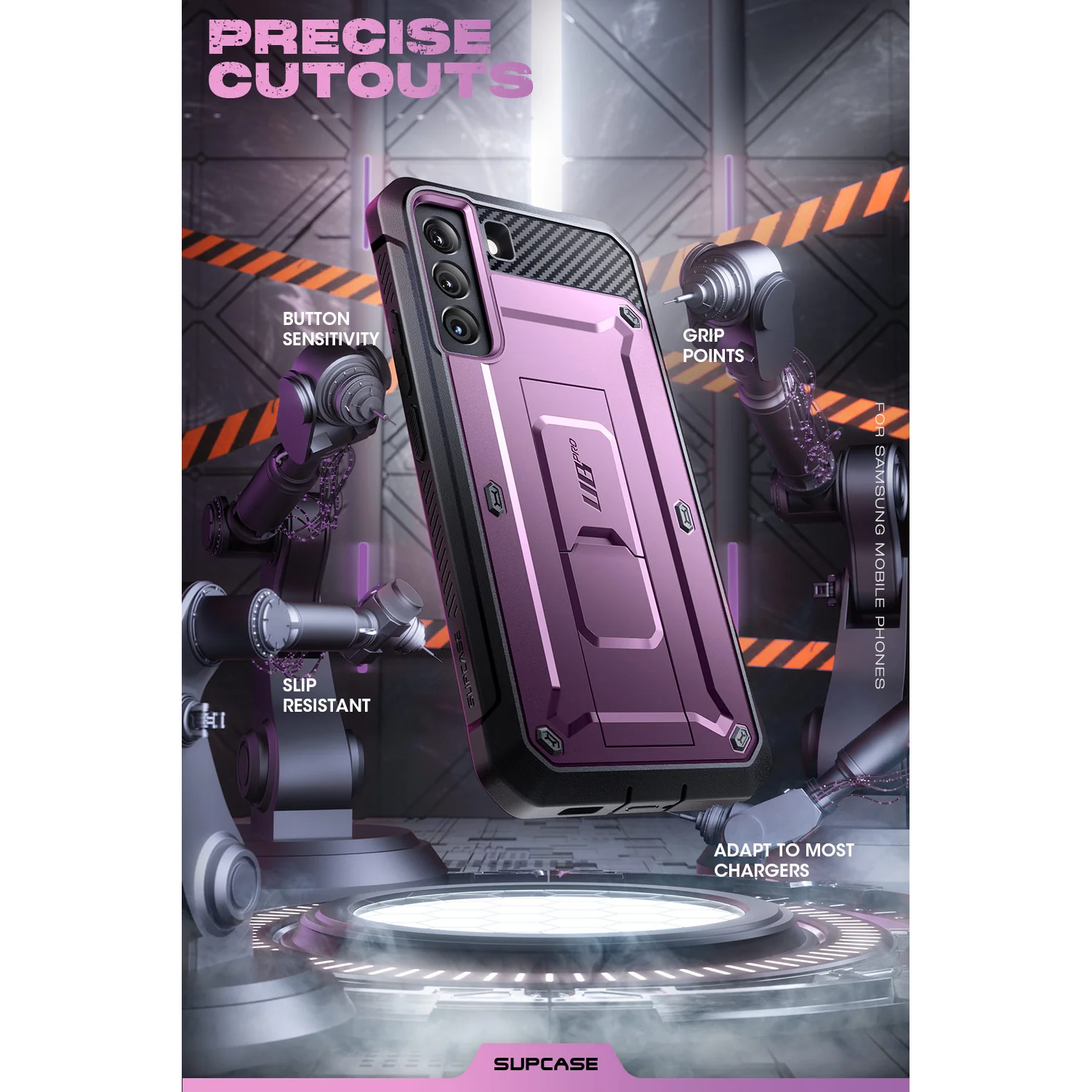 Galaxy S22 Unicorn Beetle PRO Rugged Case-Metallic Purple - Image 8