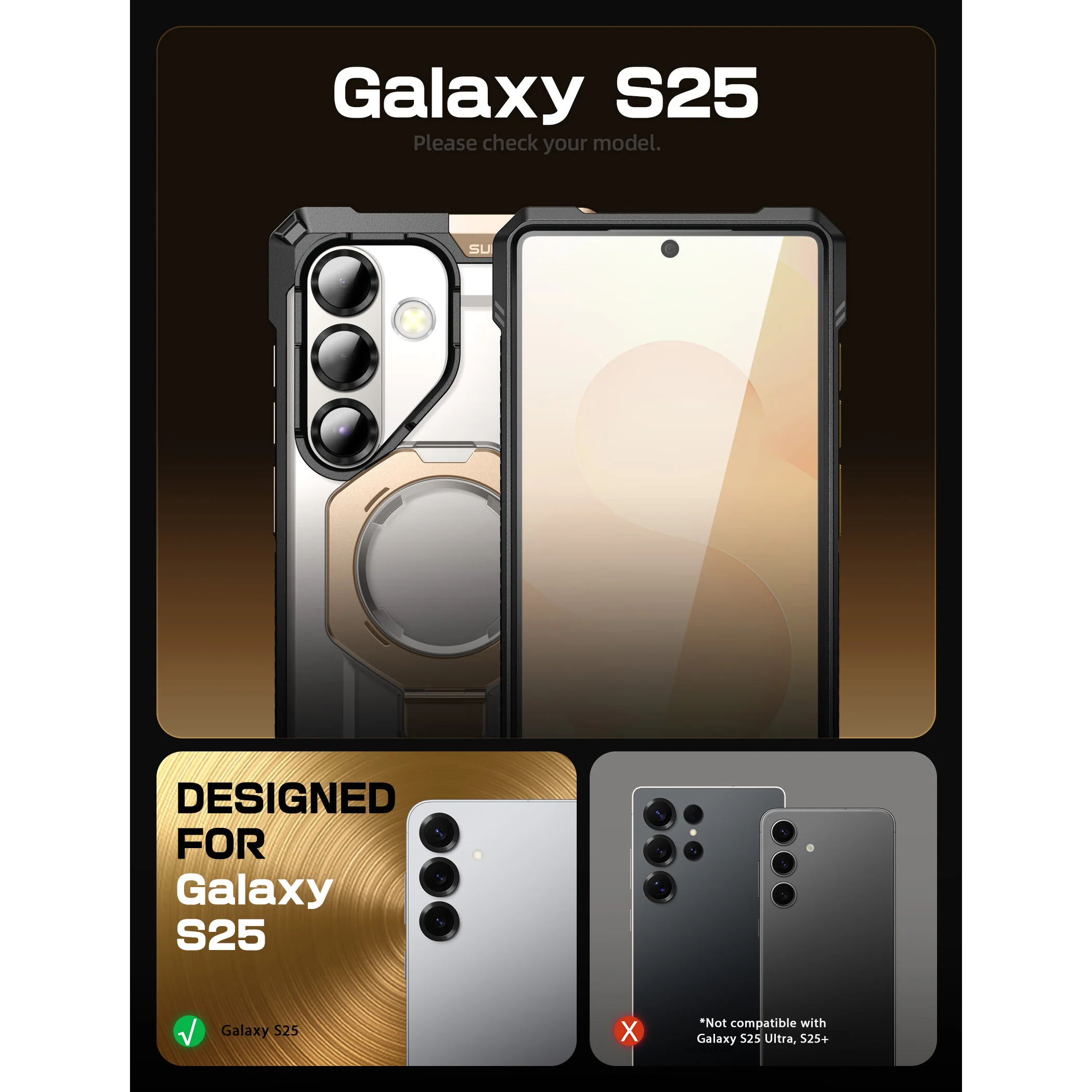 Galaxy S25 UB Grip MagSafe Phone Case(open box)-Desert - Image 3