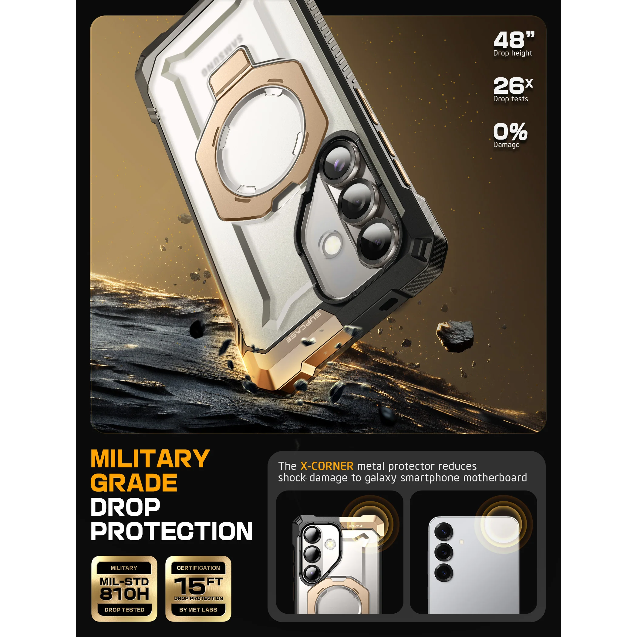 Galaxy S25 UB Grip MagSafe Phone Case(open box)-Desert - Image 4