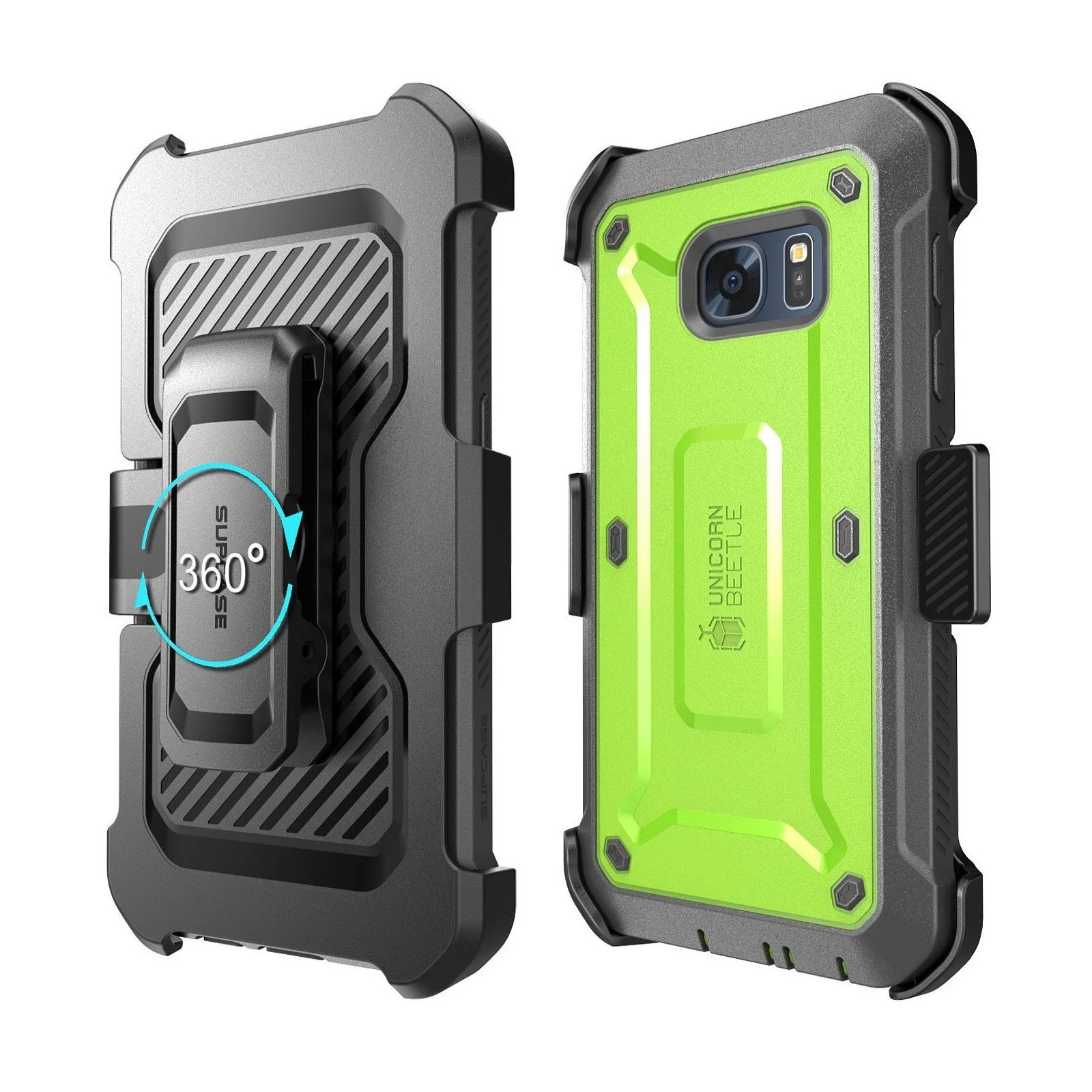 Galaxy S7 Unicorn Beetle Pro Full Body Rugged Holster Case-Green - Image 6