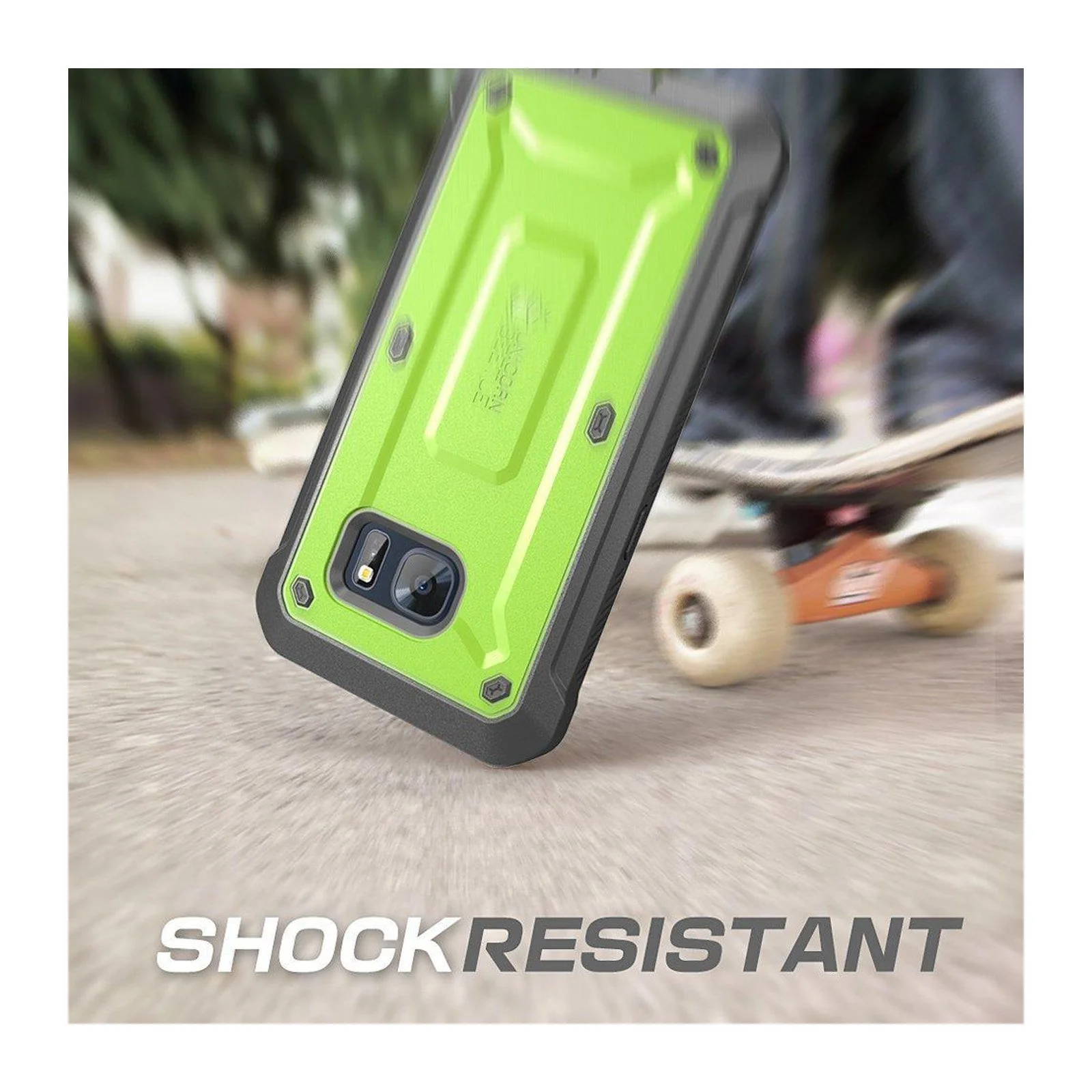 Galaxy S7 Unicorn Beetle Pro Full Body Rugged Holster Case-Green - Image 7