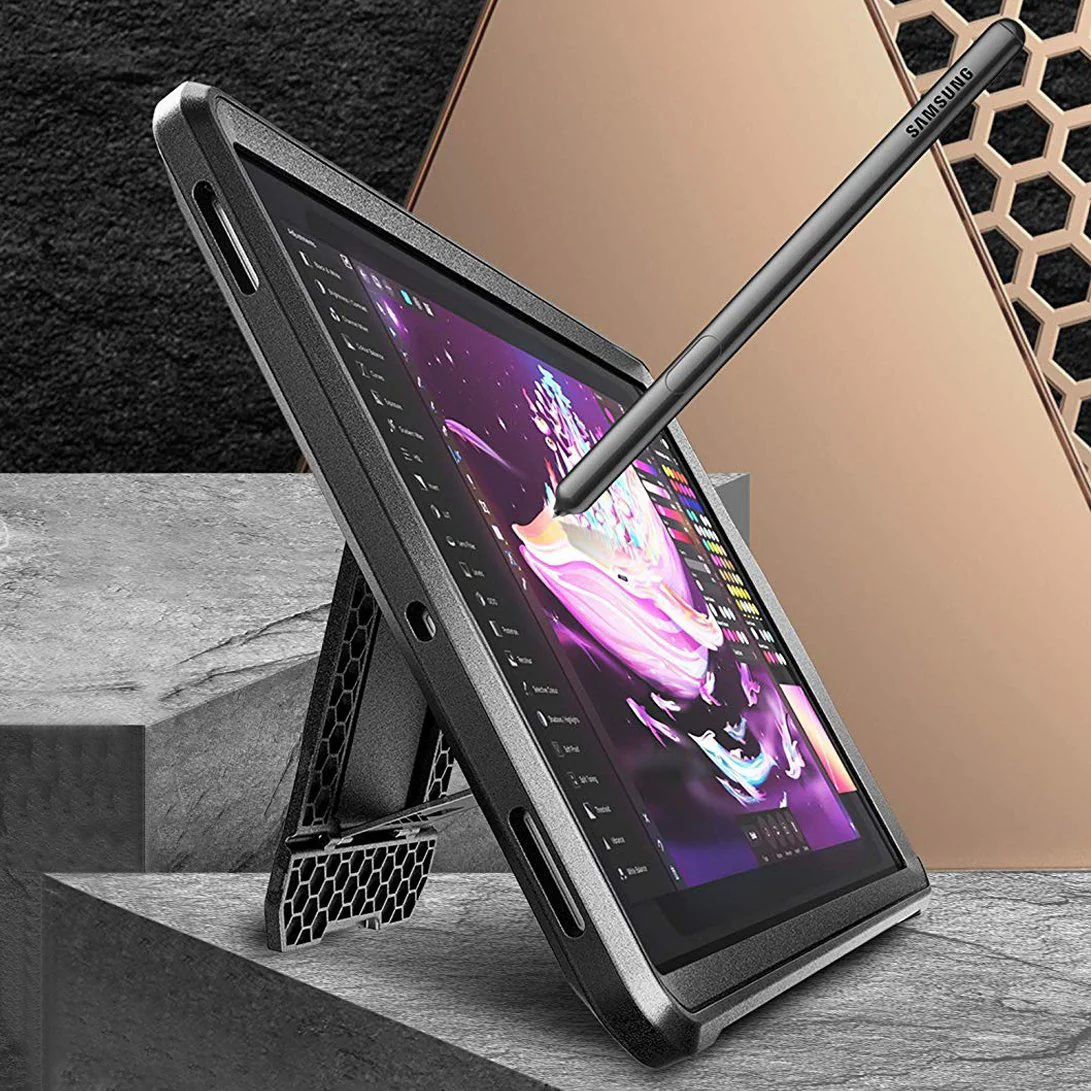 Galaxy Tab S6 (2019) Unicorn Beetle Pro Rugged Case-Black - Image 3