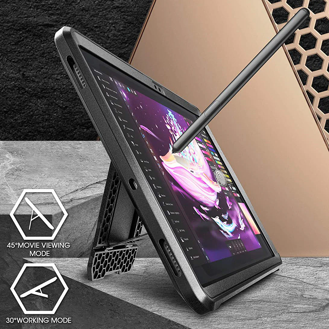 Galaxy Tab S8+ 12.4 inch (2022) Unicorn Beetle PRO Rugged Case(open box)-Black - Image 4