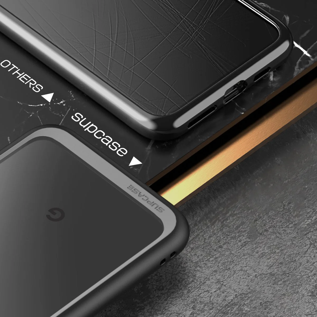 Google Pixel 4 Unicorn Beetle Style Clear Case-Black - Image 4