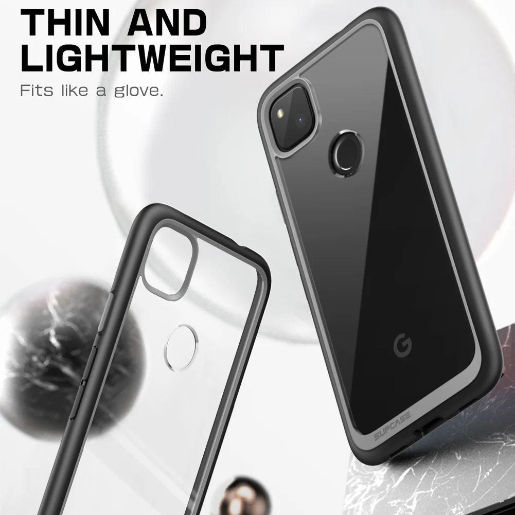Google Pixel 4a (2020) Unicorn Beetle Style Clear Case-Black - Image 5