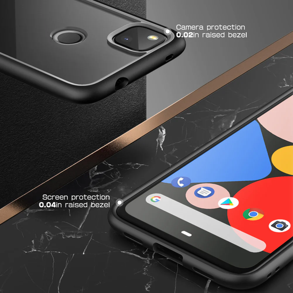 Google Pixel 4a (2020) Unicorn Beetle Style Clear Case-Black - Image 7