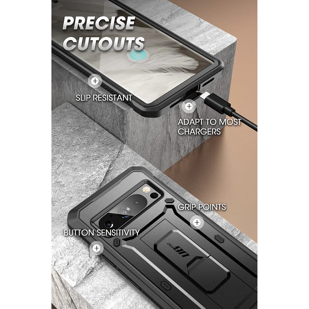 Google Pixel 8 Pro Unicorn Beetle PRO Rugged Phone Case(open box)-Black - Image 11