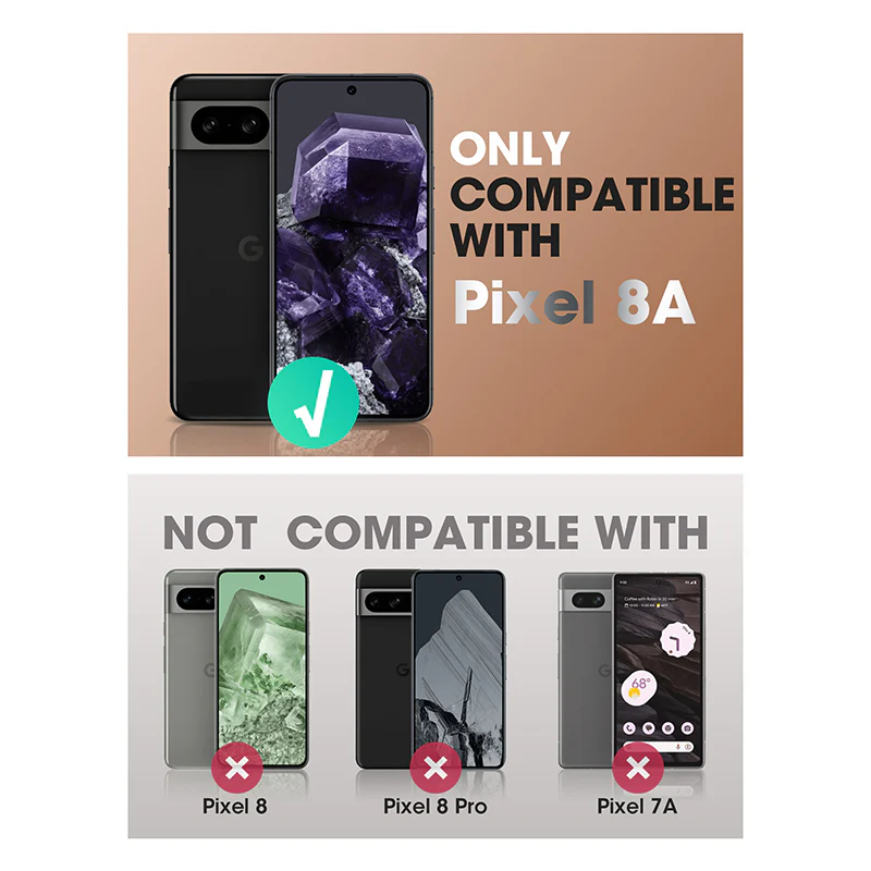 Google Pixel 8a Unicorn Beetle PRO Rugged Phone Case-Black - Image 13