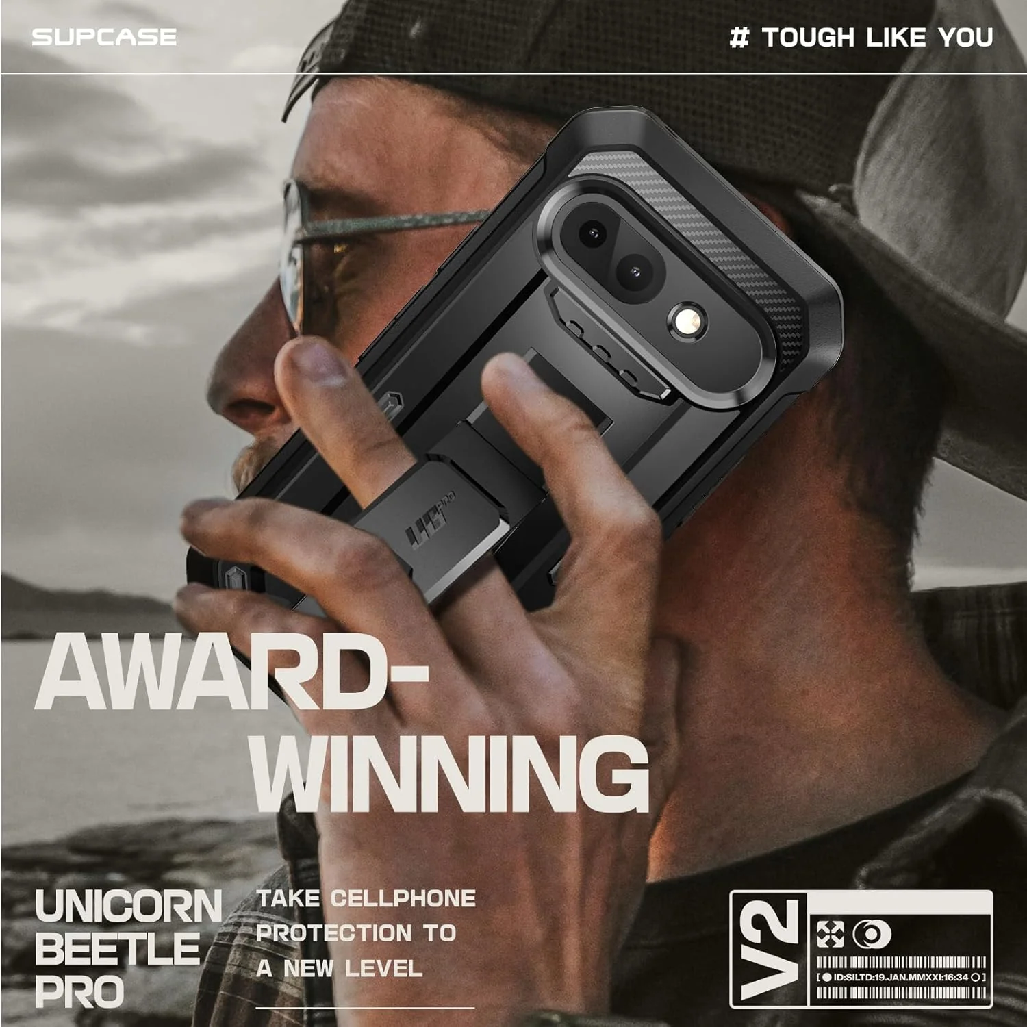 OPEN BOX | Google Pixel 9a Unicorn Beetle PRO Rugged Phone Case - Black - Image 7