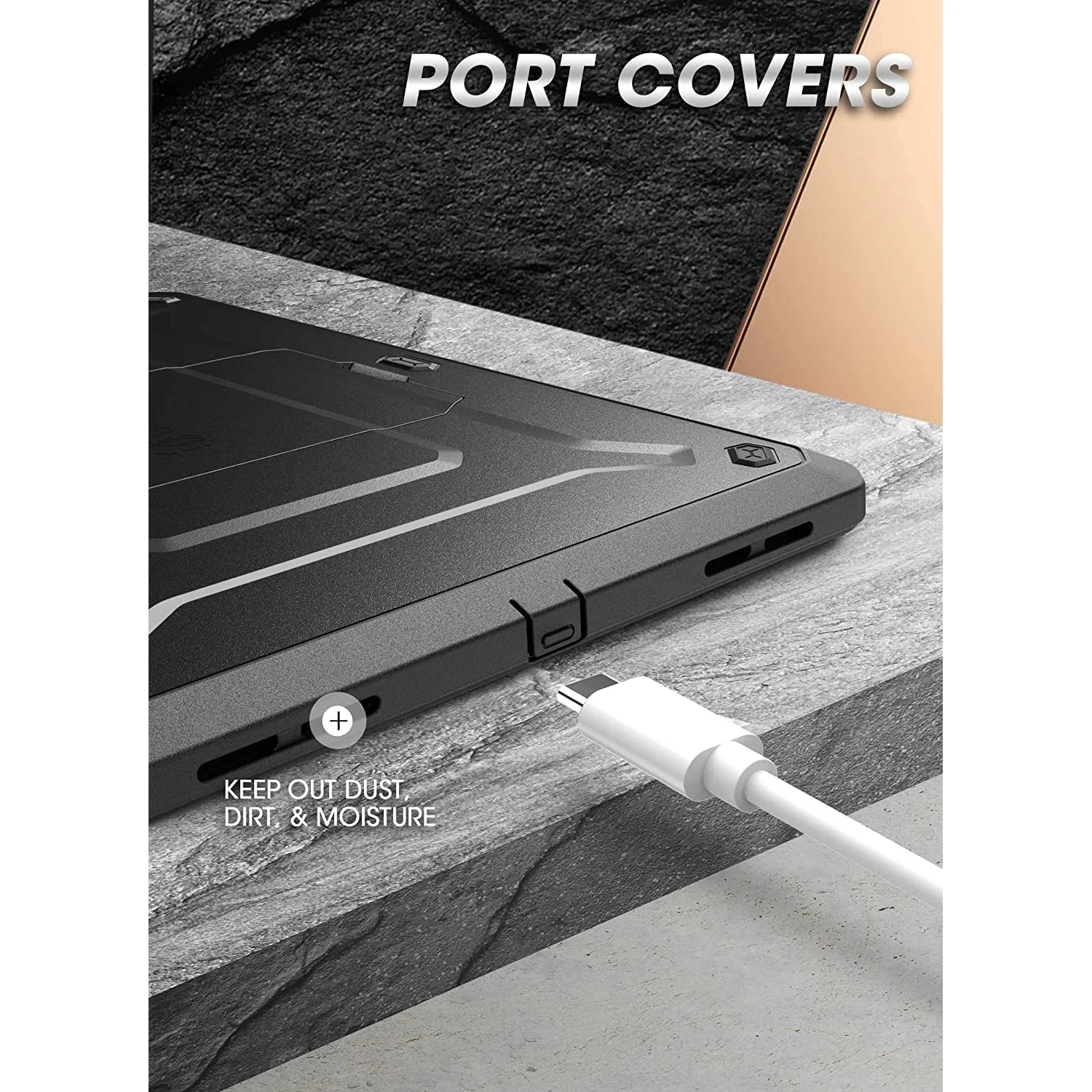 iPad 10.9" 2022 Unicorn Beetle PRO Rugged Kickstand Case(open box)-Black - Image 5