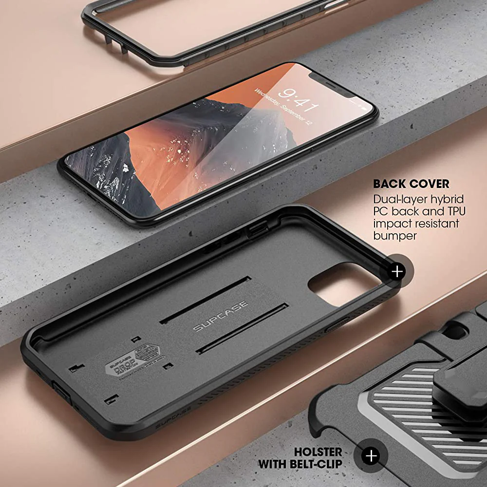 iPhone 11 Pro Max 6.5 inch Unicorn Beetle Pro Rugged Case-Black - Image 5