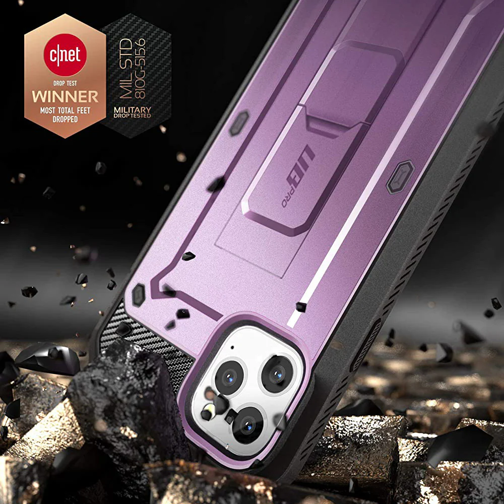 iPhone 11 Pro Max 6.5 inch Unicorn Beetle Pro Rugged Case-Metallic Purple - Image 3